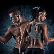 고바이카 스포츠 운동 헤어 밴드 스웨트 땀 머리띠 거트, 형광