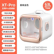 가정용 스마트 펫드라이룸 강아지 고양이 건조기 애견 반려 털건조기, 샴페인골드 XT PRO버전
