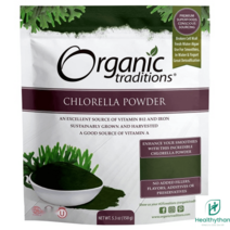오가닉 트레디션스 클로렐라 파우더 150g Organic Traditions Chlorella Powder 5.3oz, 상세내용참조, 없음
