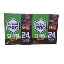 닥터유 프로 단백질바 크런치 16개 단백질24g 아르기닌 프로틴 헬스 운동 프로틴 보충 간식, 70g