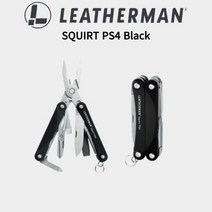 레더맨 LEATHERMAN PS4-BK 스쿼트 PS4 블랙 다용도 멀티툴