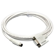 QC30R2 For Mitsubishi Q 시리즈 PLC 통신 케이블 MELSEC GS/GOT1050/1055 RS232 직렬 포트 프로그래밍 케이블 다운로드 라인, White Color, 규격 없음