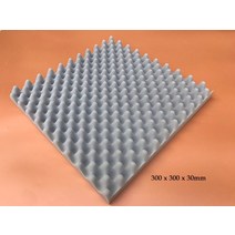 셀프 스튜디오 방음부스 드럼 계란판 흡음재 방음재 1/3pcs 50x50cm 스튜디오 음향 방음 폼 블랙 사운드 교, 07 Grey 300x300x30mm_01 1pcs