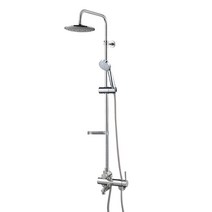 대림통상 도비도스 토수구유 레인 샤워기 FB020NRSC /일명 해바라기 샤워기/배관간격 150~180mm/높낮이 조절가능/ FB-020NRSC, 1개