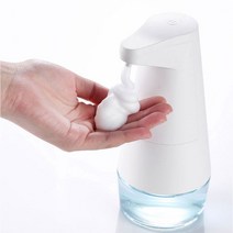 USB 충전식 다용도 오토센서 폼 자동 손세정제 비누 디스펜서, 화이트, 1개