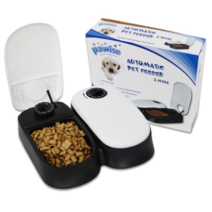 강아지 고양이 애견 반려견 개 제한 급식 자동 급식기 사료 급여기, 1구