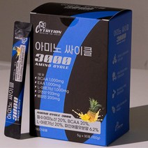 아미노싸이클 3000 자전거 라이딩 아미노산 보충제 1포당 5g 파인애플맛, 3박스, 90포