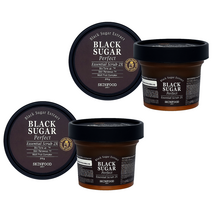 스킨푸드 블랙슈가 퍼펙트 에센셜 스크럽 2X 210g x 2개 촉촉한 마일드 스크럽!