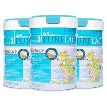 퓨어락 신생아분유 뉴질랜드 수입분유 All NEW 로열플러스 3단계 아기분유 아이사랑 800g 3캔 1세트