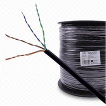 옥외용 utp 랜선 cat6 인터넷선 외부용 실외용 랜케이블 단선 305m