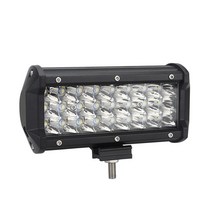 led써치라이트 led안개등 72W 120W 144W 라이트 바 작업 조명 스포트라이트 LED 트럭 운전 오프로드 자동차, 한개옵션1, 02 1pc 7in 72W