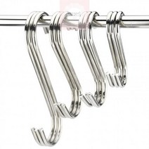 가방걸이_S고리_주방_S자고리_고리_정육고리_스텐걸이 DE5E, 11CM