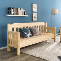 고릴라가구 오딘 레드파인 원목 3인 소파