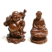 석가모니 부처님 조각상 포대상 달마 장식소품 불교용품, 포대화상