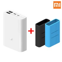 샤오미 6세대 10000mAh 포켓 PD 고속충전 대용량 미니 보조배터리, 샤오미 6세대1만 포켓(화이트), +블랙케이스