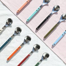 보겐 커트러리 양식기 쌍띠에 스텐 티스푼 실버, 디너스푼, 실버 - 오렌지