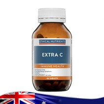 호주 유명 에티컬 뉴트리언츠 고품질 비타민C 영양제 60정 Ethical Nutrients Extra C Tablets 60 Tablets, 1병가격