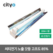 씨티 형광등기구 노출갓등 20W1등 20W2등 고조도85%, 13974_노출갓등20W 1등