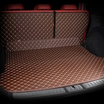 아이칸 제네시스 G70 트렁크매트 퀄팅 가죽 자동차 차박, G70_트렁크바닥매트 (블랙)