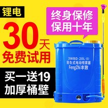 농약 분무기 다기능 충전식 리튬 배터리 전기 분무기 과일 나무 배낭 살포 살충제 살포 고압 소독 기계, 16L 핸들 스위치 (3 개 스위치) 고 배분 / 저장개