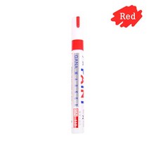 자동차 셀프도색 휠 부분도색 스크래치 수리 펜 자동 터치 업 페인트 필 리무버 차량 타이어 마커 클리어 키트 스타일링 수정 케어, [03] 빨간