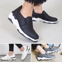 유니크9 스포티 키높이 여성 슬립온 통굽 신발 6cm SPTSH_SAE