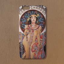 우리일쌍 무광 알폰스 무하 모엣 샹동 드라이 임페리얼 명화 휴대폰 케이스/아이폰 감성 케이스 추천 (3649324), 아이폰11 PRO