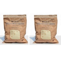 푸드림 아몬드분말100% 1Kg+1Kg (넌패럴)-햇견과 키토빵 마카롱 제빵, 1kg, 2개