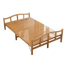 접이식 여름 평상 대나무 야외 테이블 침대 대나무 베란다 옥상, 10.폭 150X 길이 197cm (3cm)