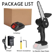 드라이월커터 도로 타일 컷팅기 금속 판넬 절근 절단기 인치 미니 전기 톱 무선 가지 톱, 협력사, 검은색 1배터리, 우리를