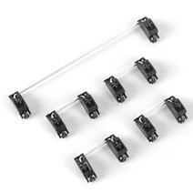 기계식 키보드 수정 키 용 pcb 장착 체리 pcb 안정기 위성 축 키보드스테빌라이저, 1x2u, 블랙 체리 찌르기