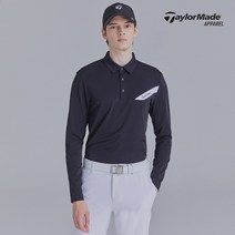 [테일러메이드] 남성 배색 카라 티셔츠 TMTYK3342-199