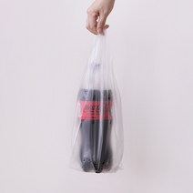 [세종그린팩] 친환경 배달봉투 배달 포장봉투, 무지 콜라음료봉투 대 100매