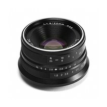 7Artisans 25mm F1.8 수동렌즈 APS-C 후지 FX 용 블랙