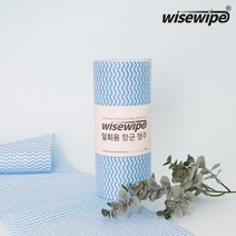 와이즈와이프 빨아쓰는 일회용 행주 1롤 40매