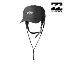 빌라봉 [공식] 이어플랩 서프캡 서핑모자 BLACK 2, FREE