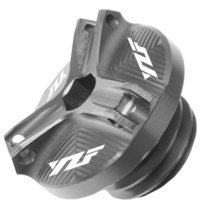 오토바이 액세서리 야마하 R1 YZFR1 M 1998-2020 CNC 알루미늄 엔진 오일 필러 캡 플러그 커버, 10 gray