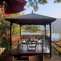 슁글 데크 정자(사각), 배송 및 설치요청