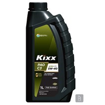 GS KIXX PAO C3 5W40 합성엔진오일 1L, 7개