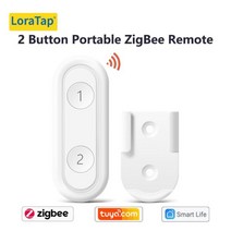 분광계 광도계 적외선 ZigBee-3.0 무선 12 푸시 버튼 원격 투야 장면 자동화 제어 스위치 스마트 라이프 알렉사 홈 어시스턴트 Zigbee2MQTT, 2 Button Remote_CHINA, CHINA