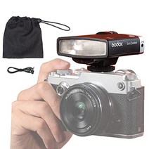 godox lux 주니어 플래시 레트로 카메라 플래시 gn12 6000k cct am 모드 11-164 플래시 파워 캐논 니콘 소니 후지 올림푸스 핫슈 카메라용