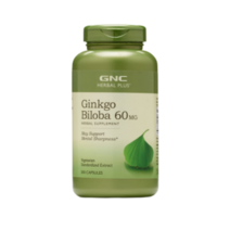 GNC 지엔씨 징코빌로바 60mg 300캡슐, 300개, 1개