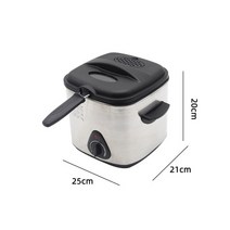 전기튀김기 닭 치킨 윤식당 미니 1000w 오일 프라이 및 프라이드 치킨 스탠드 1.5 리터 량 칩 감자 돼지 갈비 110v 20, 110v 1.5리터