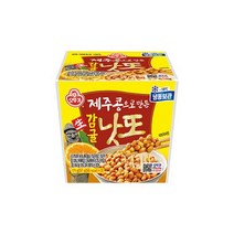 오뚜기 제주콩으로 만든 생감귤낫또 일본음식 간편식 건강식 171g 1세트, 6세트
