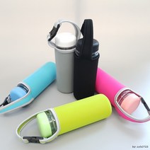 핸디 손잡이 물병파우치 500ML 물병파우치 물통, 블랙