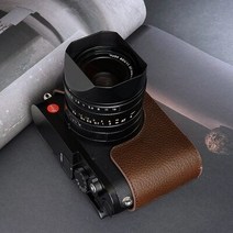 FITRADE 핸드워크 사진 카메라 정품 가죽 소가죽 가방 바디 박스 케이스 Leica Q3 Q-3 보호 슬리, 07 브라운