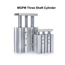 엔진 크레인 3 축 실린더 공압 가이드 에어 복동 MGPM 보어 12/16/20/.../100mm 스트로크 10/20/25/.../300mm, 01 MGPM12-10Z