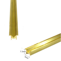 창호용 샤시 샷시 V자레일 금색 미닫이 문 목문 3600mm 10개입