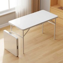 플리마켓 가판대 판매대 야시장 철제 선반 마트 행사, 122cm 빨간색 접이식 리프트 테이블