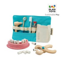 플랜토이즈 원목장난감 역할놀이 치과의사 세트 3493, 혼합 색상